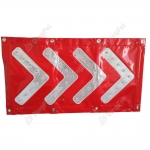 Reflective LED Arrow Board - LED Traffic Warning Arrow Construction Directional Light Sign